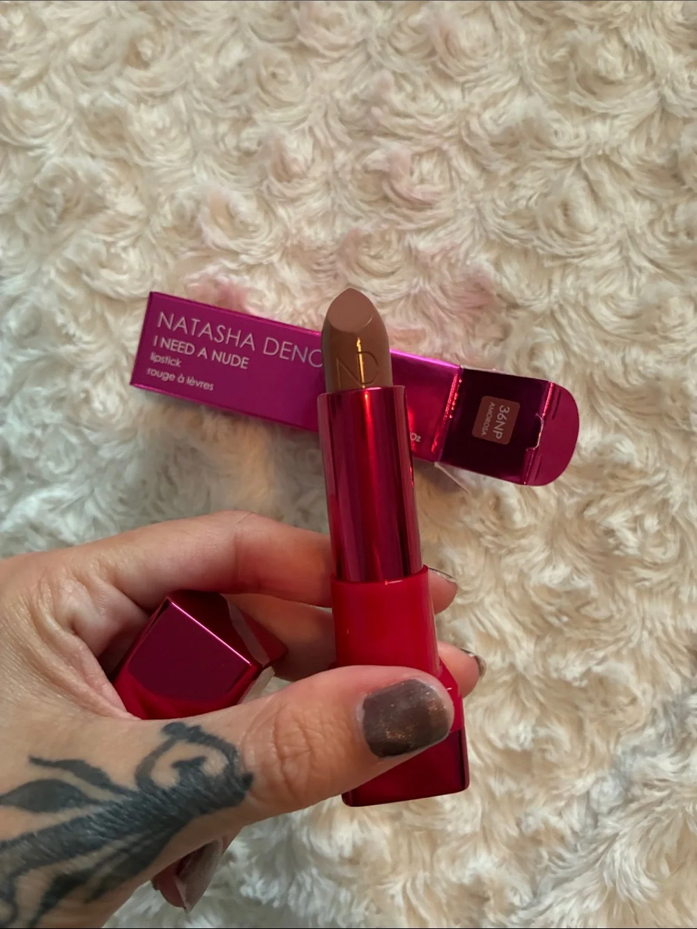 Natasha Denona I Need A Nude Lipstick - Metallic Pink Packaging